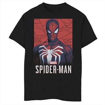 Boys 8-20 Marvel's Spider-Man Game Logo Portrait Graphic Tee