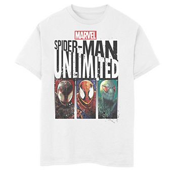 Boys 8-20 Marvel Spider-Man Unlimited Three Spiders Graphic Tee