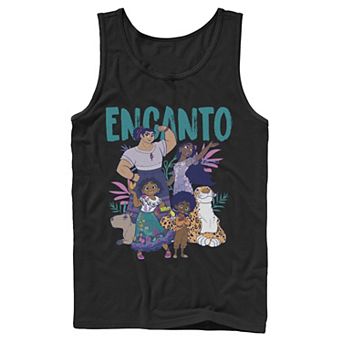 Disney's Encanto Men's Group Portrait Logo Tank Top