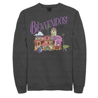Men's Disney Encanto Welcome Card Portrait Sweatshirt