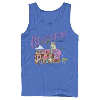 Men's Disney Encanto Welcome Card Portrait Tank Top