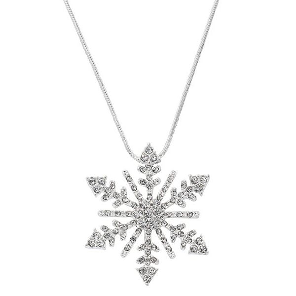 Kohls snowflake outlet necklace