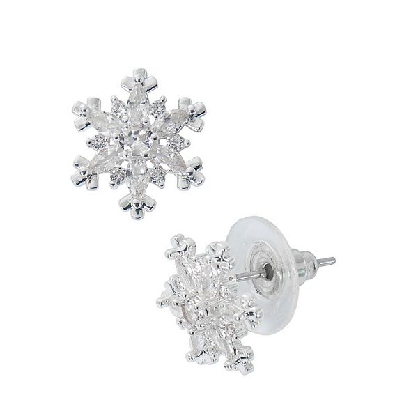 Kohls deals snowflake earrings