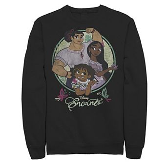 Disney's Encanto Men's Sister Trio Circle Portrait Sweatshirt