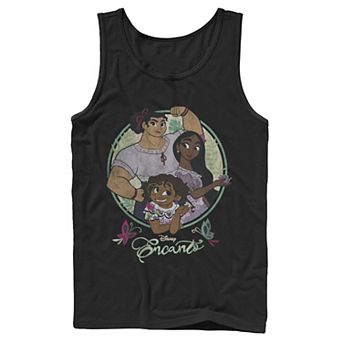 Disney's Encanto Men's Sister Trio Circle Portrait Tank Top