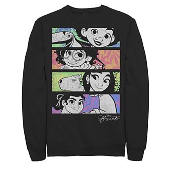 Disney's Encanto Men's Character Colorful Portrait Panels Sweatshirt