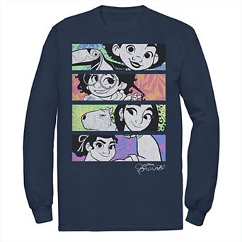 Men's Disney Encanto Character Colorful Portrait Panels Tee