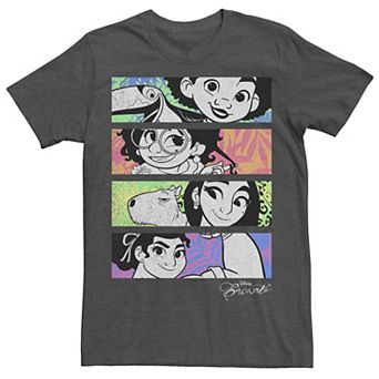 Disney's Encanto Men's Character Colorful Portrait Pane Tee