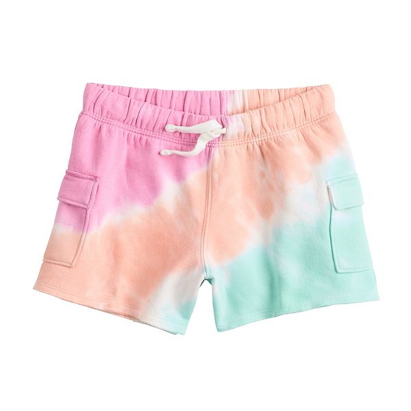 Girls 6-20 SO® Tie Dye Cargo Shortie Shorts in Regular & Plus Size