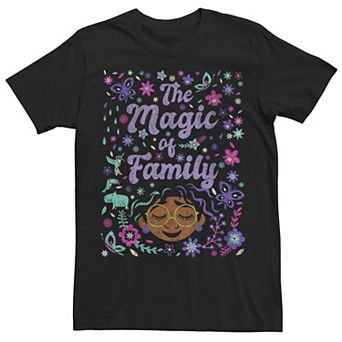 Disney's Encanto Men's The Magic Of Family Collage Poster Tee