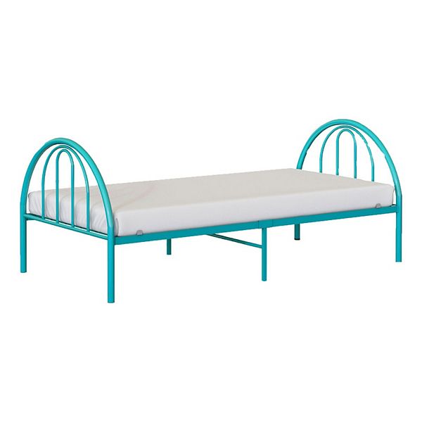 BK Furniture Brooklyn Metal Twin Bed - Turquoise