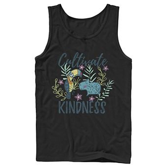 Disney's Encanto Men's Cultivate Kindness Distressed Animal Sketch Tank Top