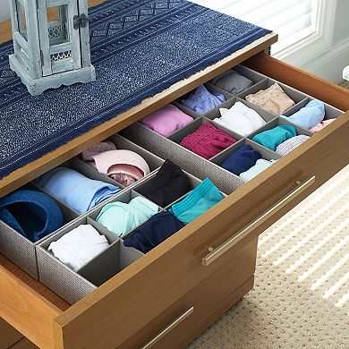 Household Essentials 2-piece Drawer Organizer Trays Set