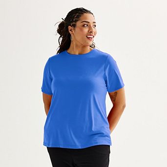 Plus Size Nine West Essential Crewneck Tee