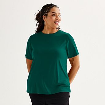Plus Size Nine West Essential Crewneck Tee