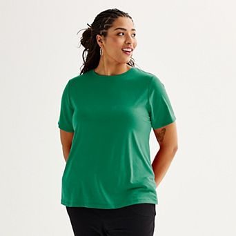 Plus Size Nine West Essential Crewneck Tee