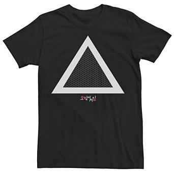 Men's Squid Game Triangle Mid-Level Worker Logo Tee
