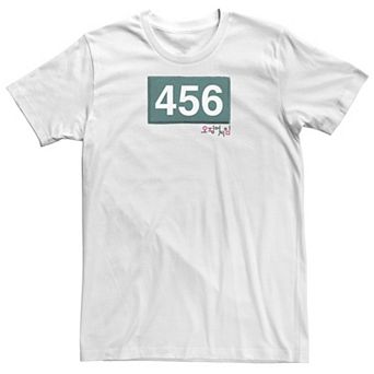 Men's Squid Game Player 456 Logo Tee