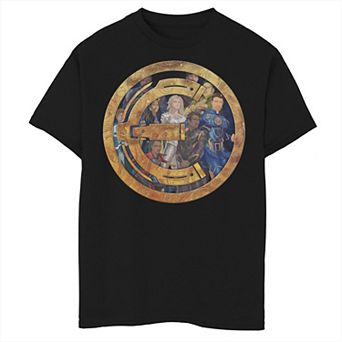 Boys 8-20 Marvel Eternals Badge Tonal Group Shot Graphic Tee