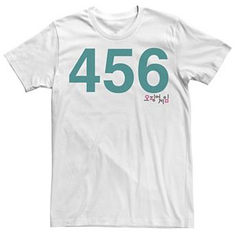 Men's Squid Game Player 456 Player Costume Tee