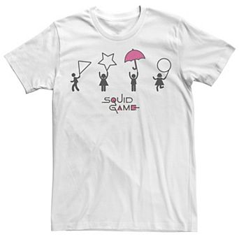 Men's Squid Game Umbrella Game Icons Tee