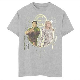 Boys 8-20 Marvel Eternals Gilgamesh And Thena Tonal Portrait Graphic Tee