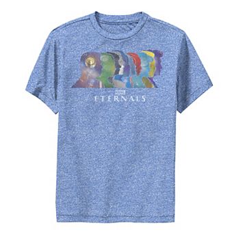 Boys 8-20 Marvel Eternals Cosmic Silhouette Fill Line Up Graphic Tee