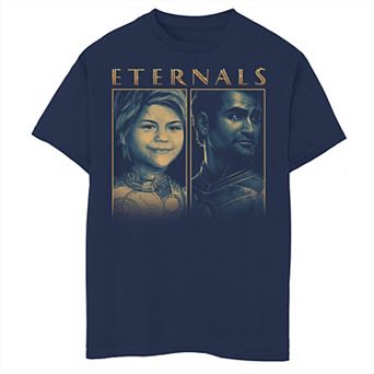 Boys 8-20 Marvel Eternals Kingo and Sprite Profiles Graphic Tee