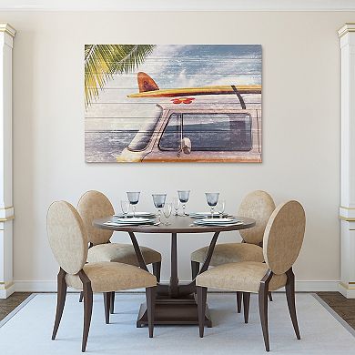 Beach Bound Arte de Legno Digital Print on Solid Wood Wall Art