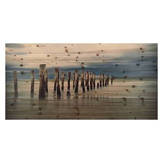 Low Tide Arte de Legno Digital Print on Solid Wood Wall Art