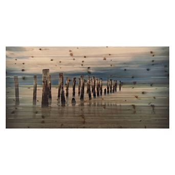 Low Tide Arte de Legno Digital Print on Solid Wood Wall Art