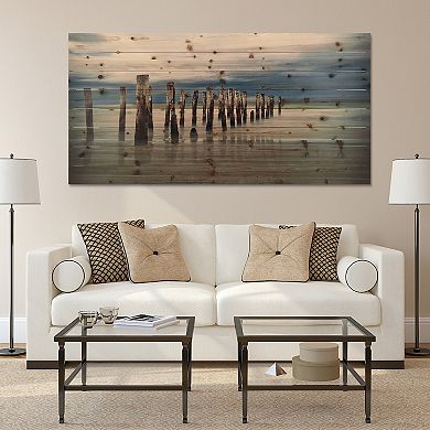 Low Tide Arte de Legno Digital Print on Solid Wood Wall Art