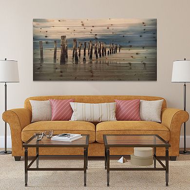 Low Tide Arte de Legno Digital Print on Solid Wood Wall Art