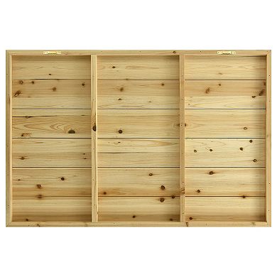 Summer Lake Arte de Legno Digital Print on Solid Wood Wall Art