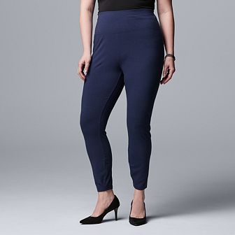 Plus Size Simply Vera Vera Wang Live-In High Rise Shaping Leggings