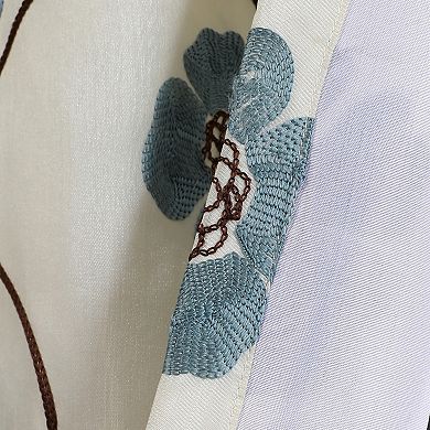 Lush Decor Royal Garden Kitchen 2-Tier Window Curtain Panel Set