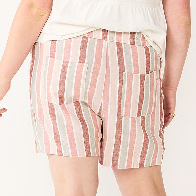 Plus Size Sonoma Goods For Life® Easy Pull-On Shorts