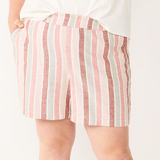 sonoma plus size shorts