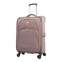It Luggage 26 inch GT Lite Ultra Lightweight Softside Medium Checked Luggage, Black