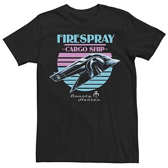 Men's Star Wars The Book Of Boba Fett Firespray Cargo Ship Tee