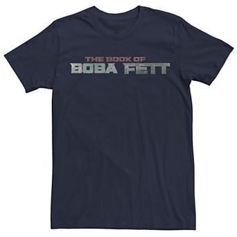 Men's Star Wars The Book Of Boba Fett Suit Themed Logo Tee