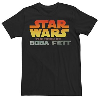 Men's Star Wars The Book Of Boba Fett Gradient Logo Tee