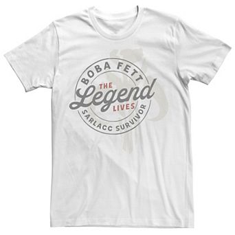 Men's Star Wars The Book Of Boba Fett Sarlacc Survivor Crest Tee