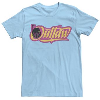 Men's Star Wars The Book Of Boba Fett Outlaw Reto Logo Tee