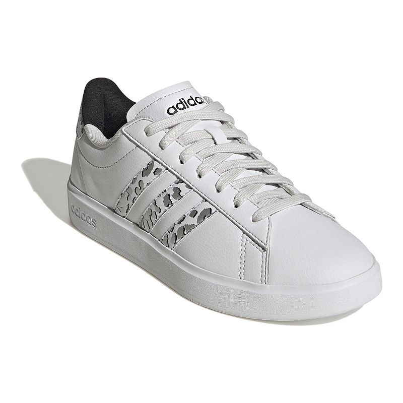 adidas Grand Court Cloudfoam Womens Lifestyle Tennis Shoes, Size: 6, Light