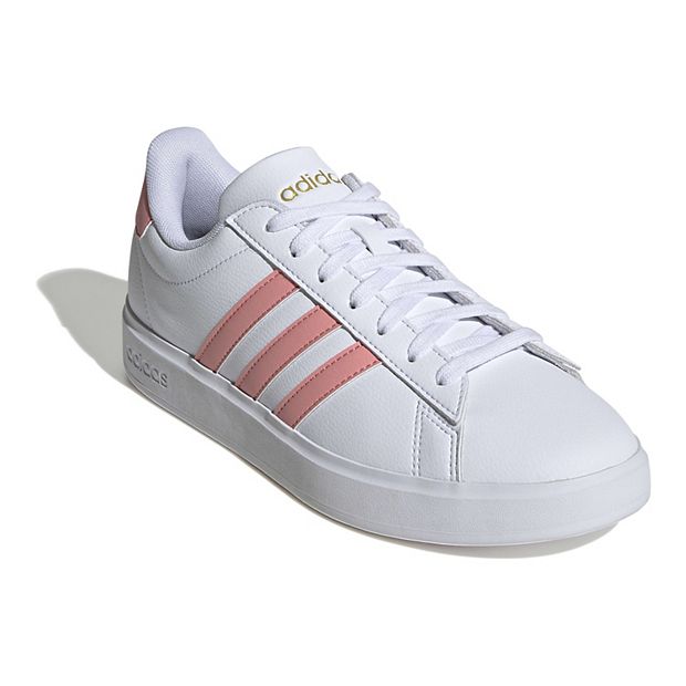 adidas gazelle silver green womens adidas Women's Grand Court 2.0 Sneakers | White