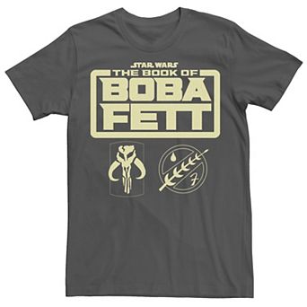 Men's Star Wars The Book Of Boba Fett Icon Logo Tee