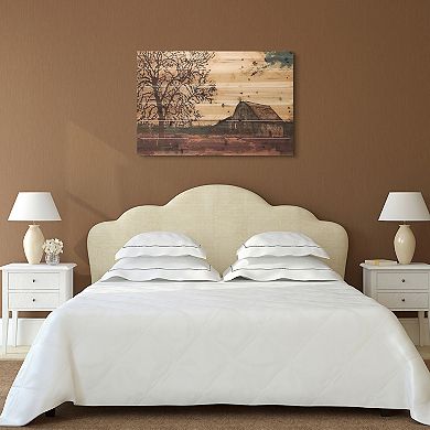 Erstwhile Barn 4 Arte de Legno Digital Print on Solid Wood Wall Art
