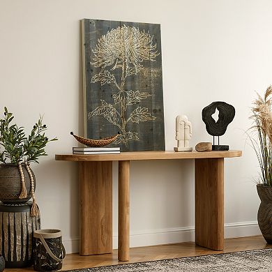 Indigo Dance II Arte de Legno Digital Print on Solid Wood Wall Art
