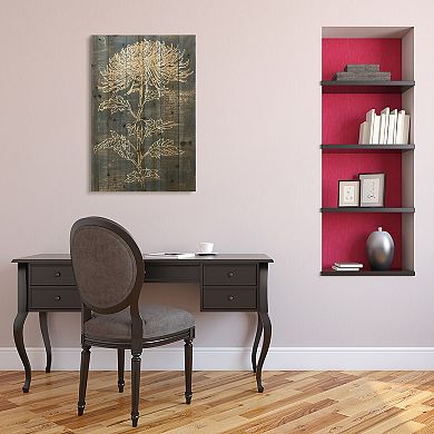 Indigo Dance II Arte de Legno Digital Print on Solid Wood Wall Art
